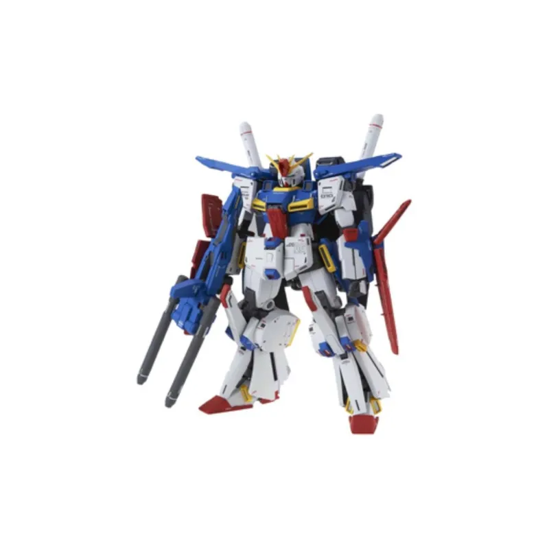 BANDAI MG 1/100 Mobile Suit Zeta Gundam Z MSZ 010 ZZ Gundam Ver.Ka Model Kits 18cm-0