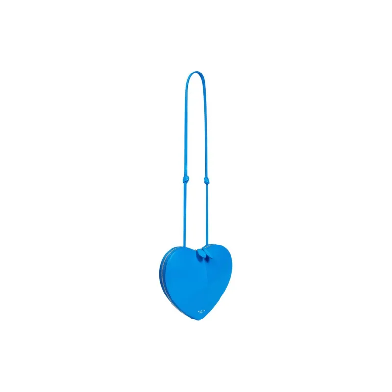 Alaia Calfskin Heart-Shaped Bag Shoulder Bag Crossbody Bag Regular Women's Blue-1