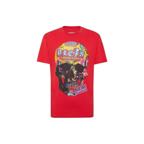 PHILIPP PLEIN T-Shirts Men Red