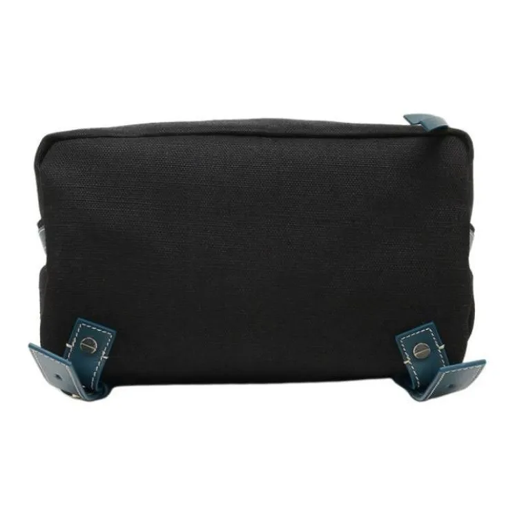 Chloe Woody Linen Backpack Unisex Black-4