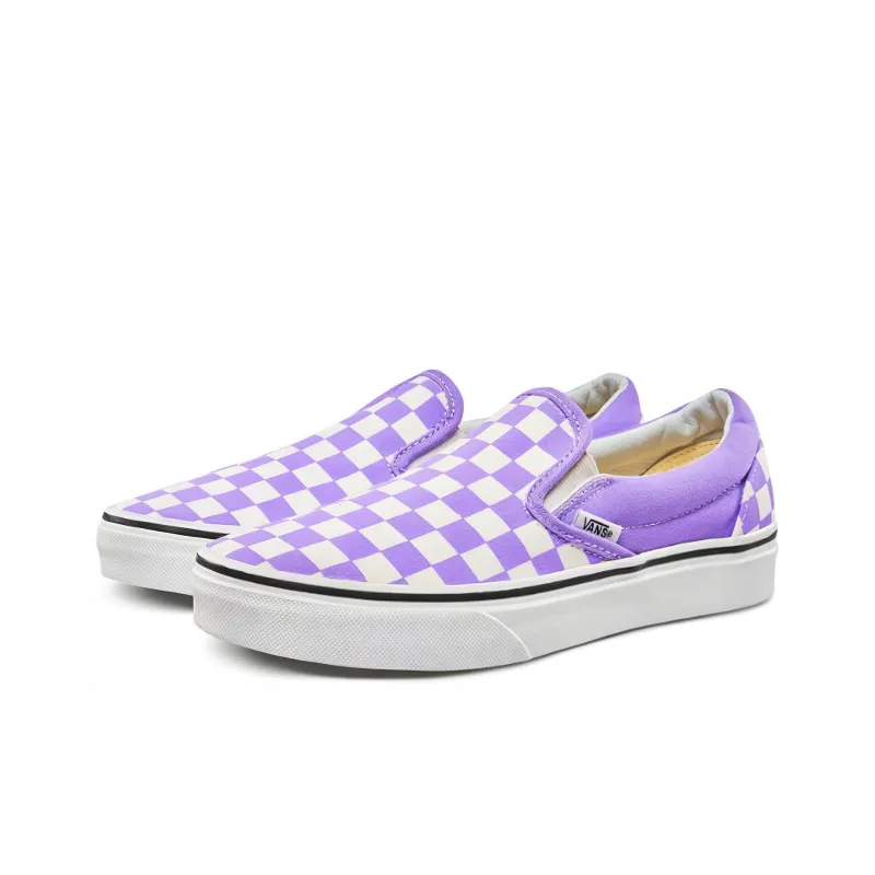 Vans Slip-On  Classic  'Checkerboard - Violet Tulip'-1