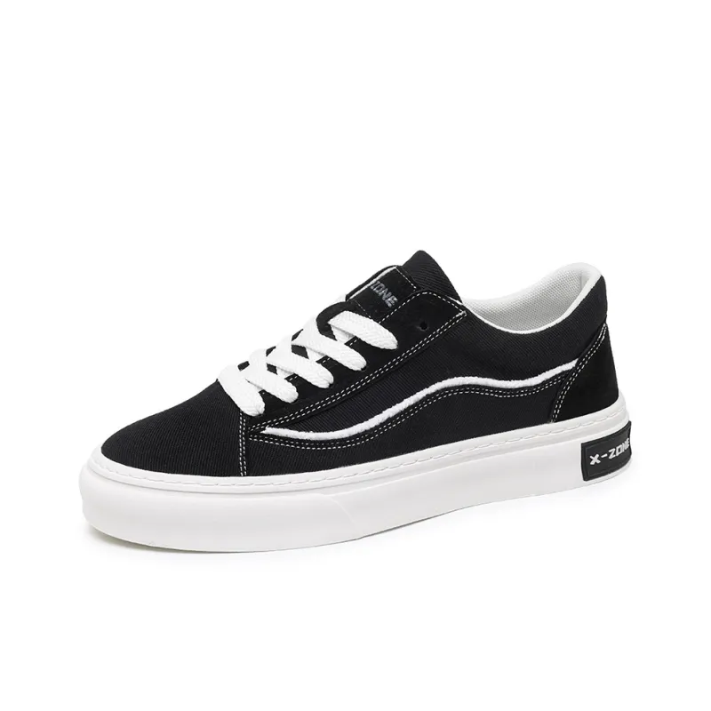 X ZONE Beggar Shoes Slip Resistant, Abrasion Resistant, Breathable Low Top Canvas Shoes Men's-2