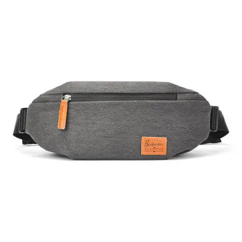 BOSTANTEN Fabric Sling Bag Regular Unisex Gray