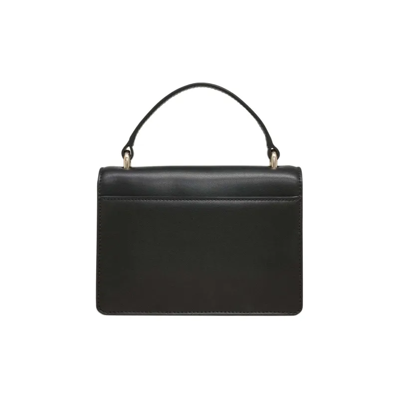 DKNY Leather Handbag Shoulder Bag Crossbody Bag Women's Black-2