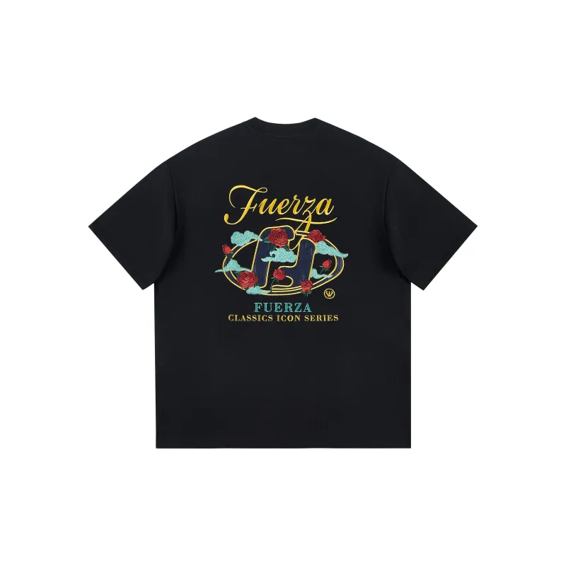 FUERZA Drop Shoulder Sleeve T-Shirt Unisex-8