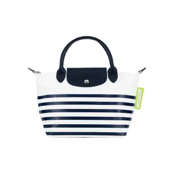 LONGCHAMP Le Pliage Handbags Marine Blue & White