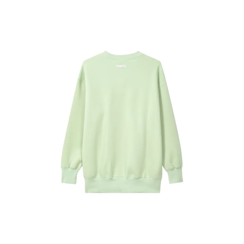 Nike Sportswear Phoenix Fleece Sweatshirt Women's Light Olive Green Gray-1