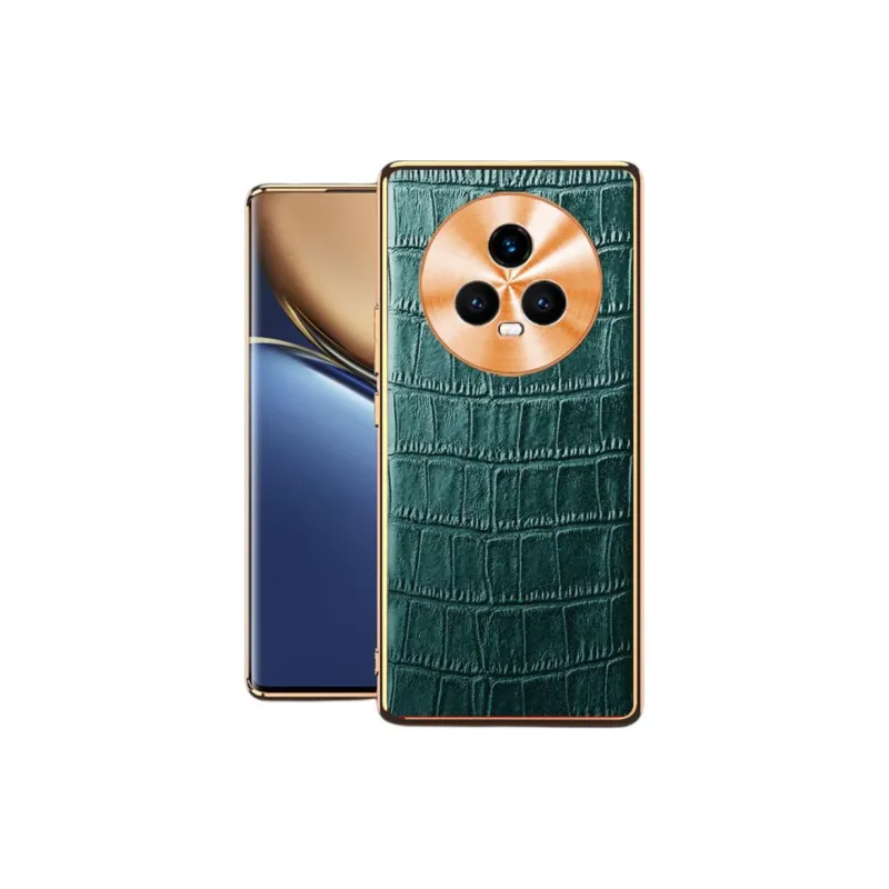 Mivana Leather Material Electroplated Genuine Leather Crocodile Pattern Phone Case Compatible With 'Magic5 Pro/Magic5'-9