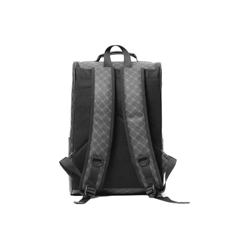 CMLZIUA PU Backpack Regular Unisex Pattern Black-3