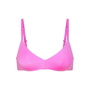 SKIMS WIRELESS FORM PUSH-UP PLUNGE BRA Bra Women's 1 Pack NEON ORCHID/Neon Orchid