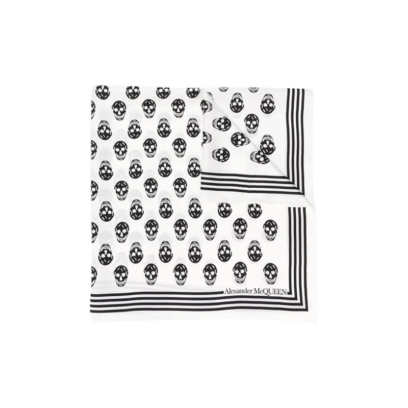 Alexander McQueen Skull Printed Scarf-0