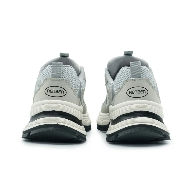 Humanism 1986 Cushioned Wear-Resistant Breathable Lightweight Height Increasing Low-Top Chunky Sneakers Women's-3