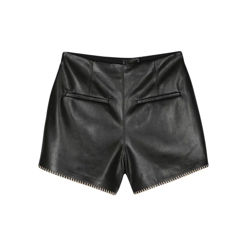 NANUSHKA SS24 Casual Shorts Women's Black-1