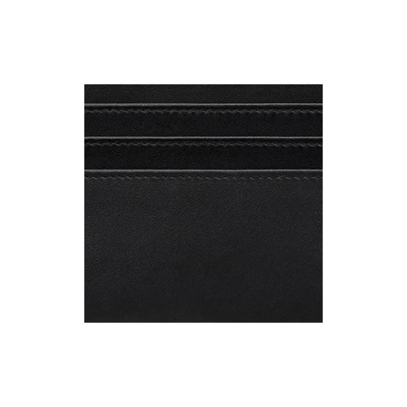 DIOR Smooth Cow Leather Card Holder Men's Dark Gray-5