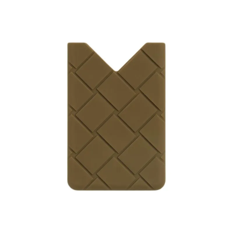 Bottega Veneta Silicone Card Holder Men's Mud-1