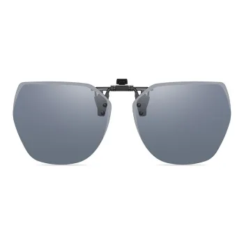 HLA Metal Irregular Shape Sunglasses Unisex Black