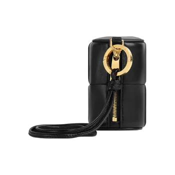 Bottega Veneta Sheepskin AirPods Protective Cases Women's Black