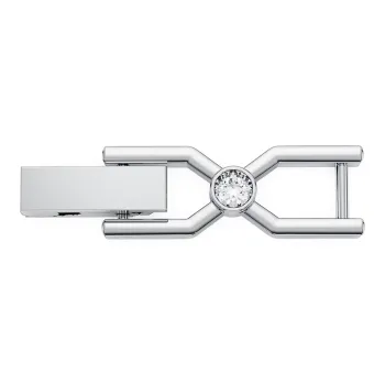Swarovski Extension Buckle Unisex Silver
