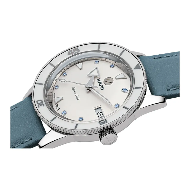 RADO Automatic Mechanical Movement Women's Watch Watch Silver Dial Stainless Steel Watch Case R32500718-1