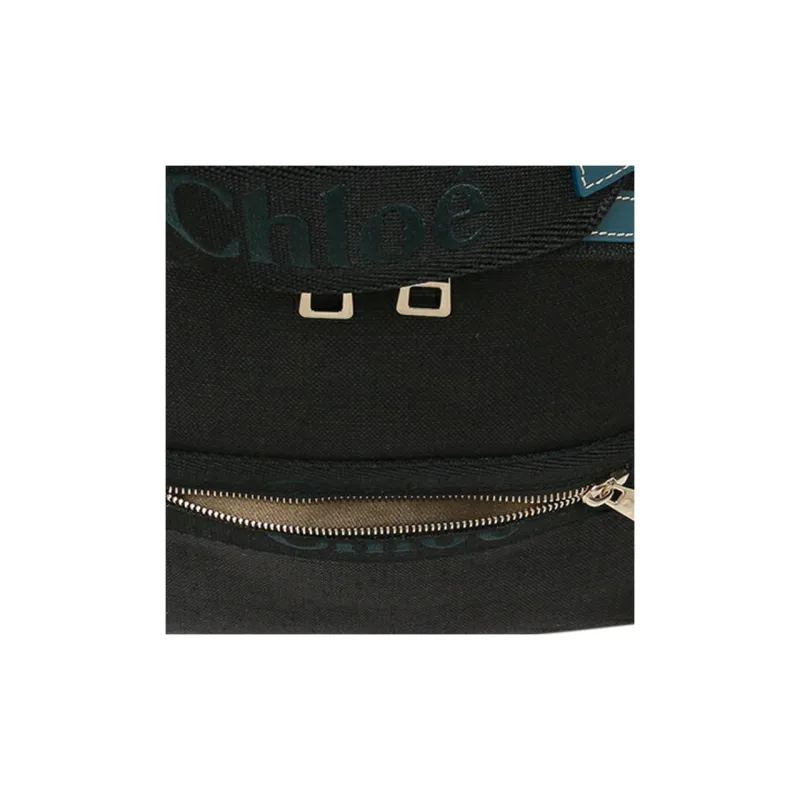 Chloe Woody Linen Backpack Unisex Black-6