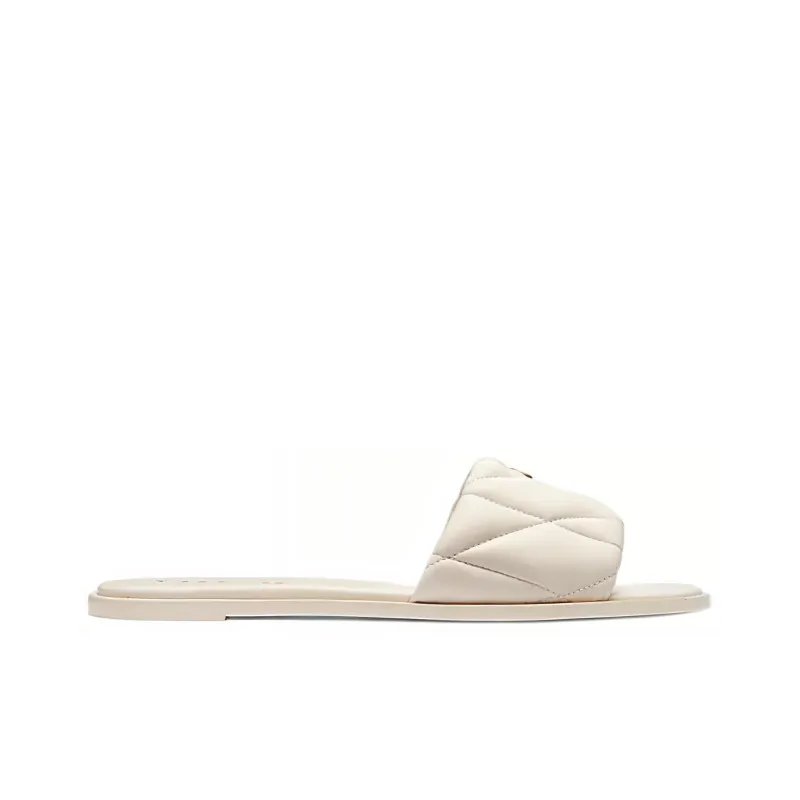 COACH Logo-plaque Leather Slides-1