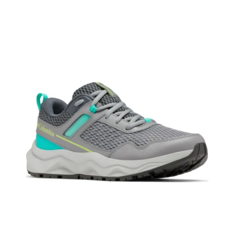Columbia PLATEAU Cushioning, Slip Resistant, And Abrasion Resistant Low Top Hiking Shoes Women's Gray Blue-1