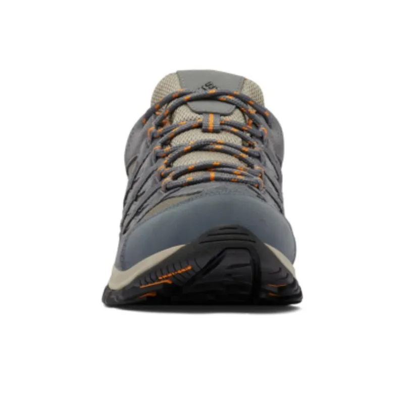 Columbia CRESTWOOD Waterproof And Breathable Low-Top Trekking Shoes Men's Gray Beige-2
