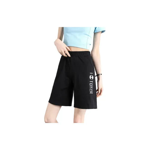 Muzi Casual Shorts Women's Black