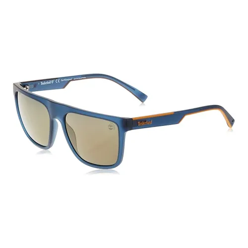 Timberland Irregular Shape Sunglasses Men's Blue
