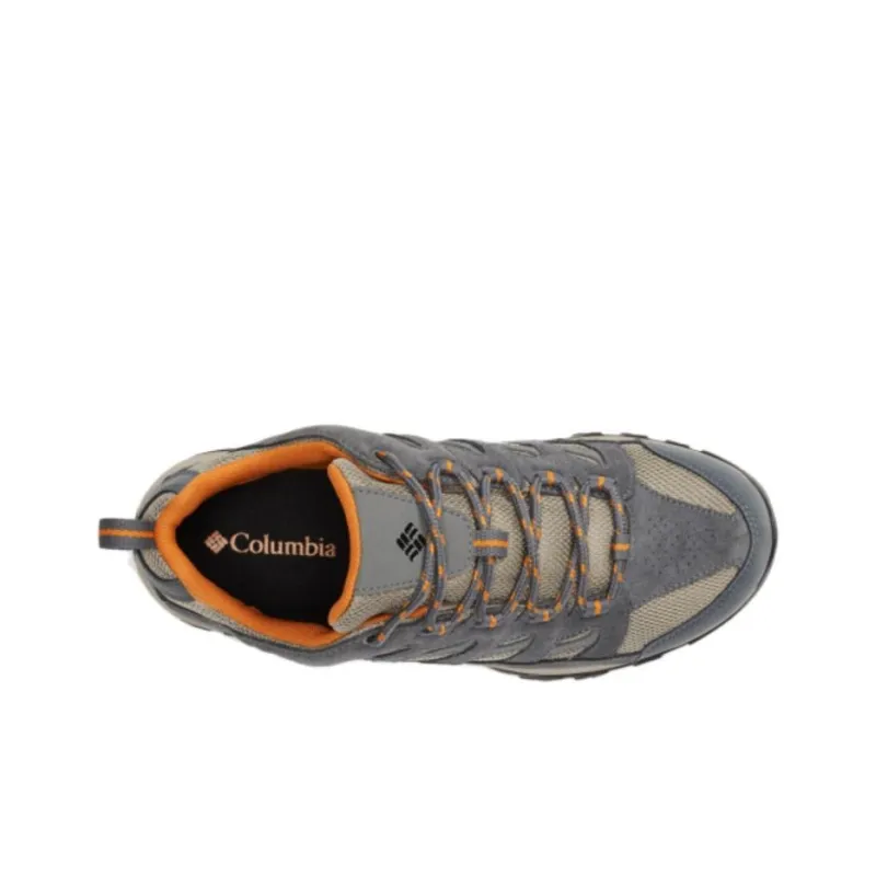 Columbia CRESTWOOD Waterproof And Breathable Low-Top Trekking Shoes Men's Gray Beige-3