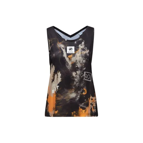 MAMMUT Tank Tops Women's Black - Orange