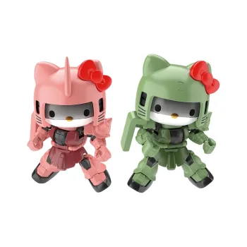 BANDAI SD Shaya Zaku Hello Kitty Model Kits 18cm