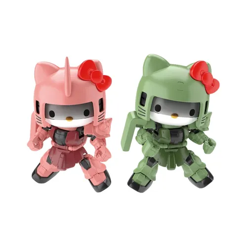 BANDAI SD Shaya Zaku Hello Kitty Model Kits 18cm