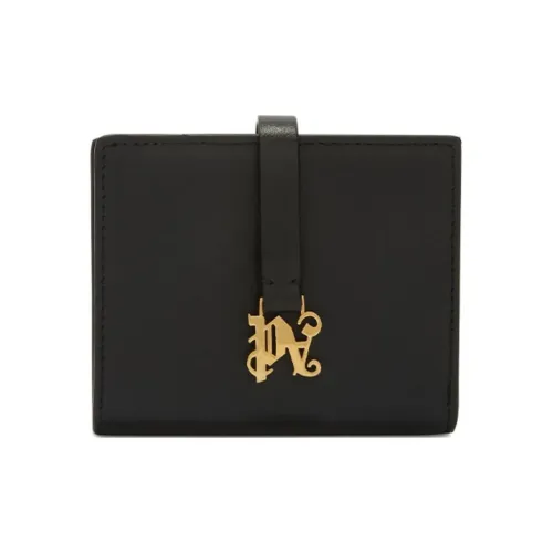 PALM ANGELS Monogram Plaque Bi Fold Wallet