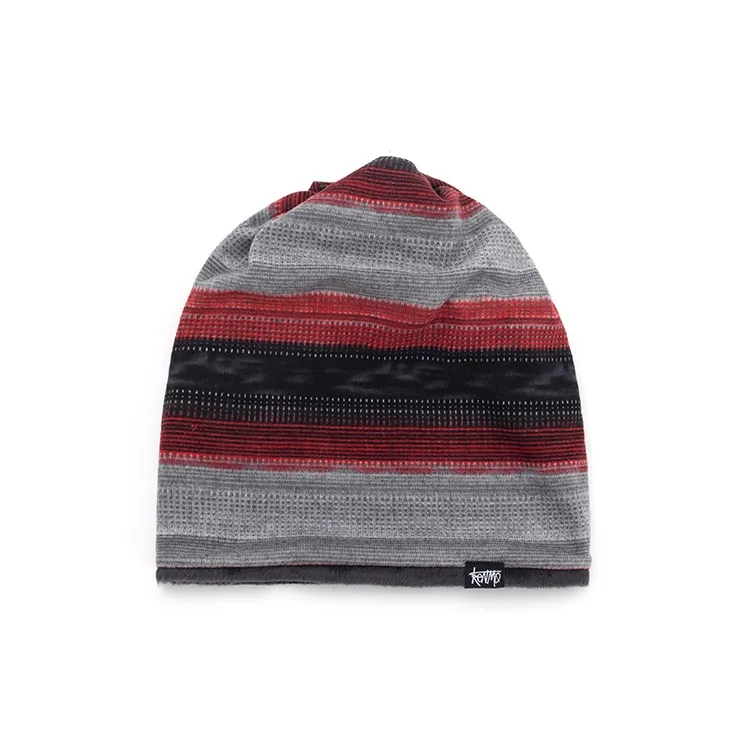 KENMO Acrylic Beanies Unisex Red/Blue/Green-2