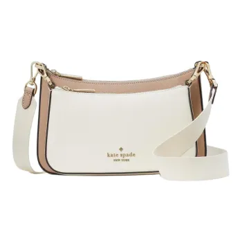 Kate Spade Saffiano Leather Shoulder Bag, Crossbody Bag Women's Hazelnut