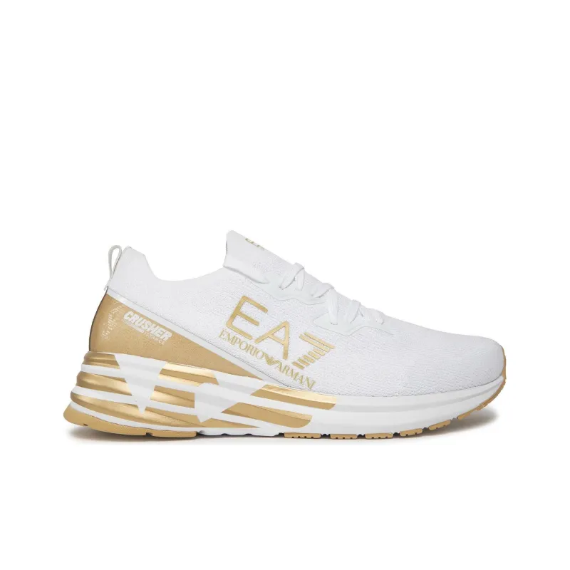 EMPORIO ARMANI EA7 Low Top Casual Shoes Men's White-1