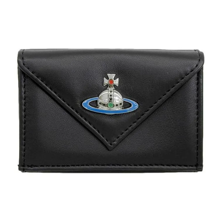 Vivienne Westwood Leather Wallet Women's Black-0
