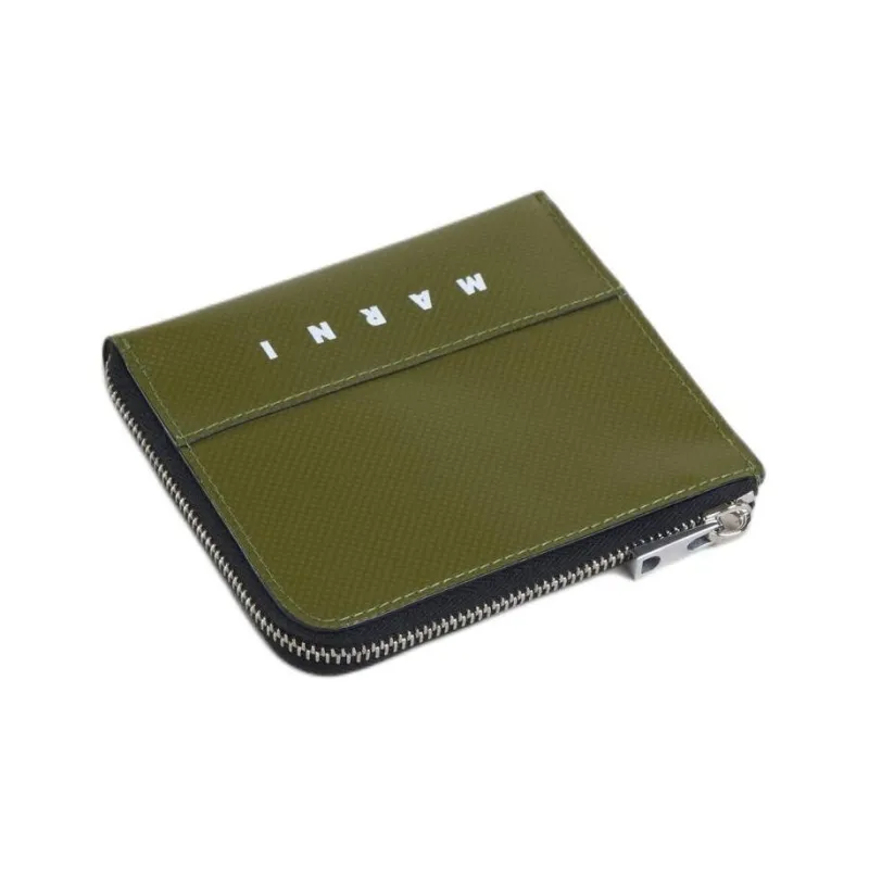 MARNI Logo Printed Zip-Around Wallet-2