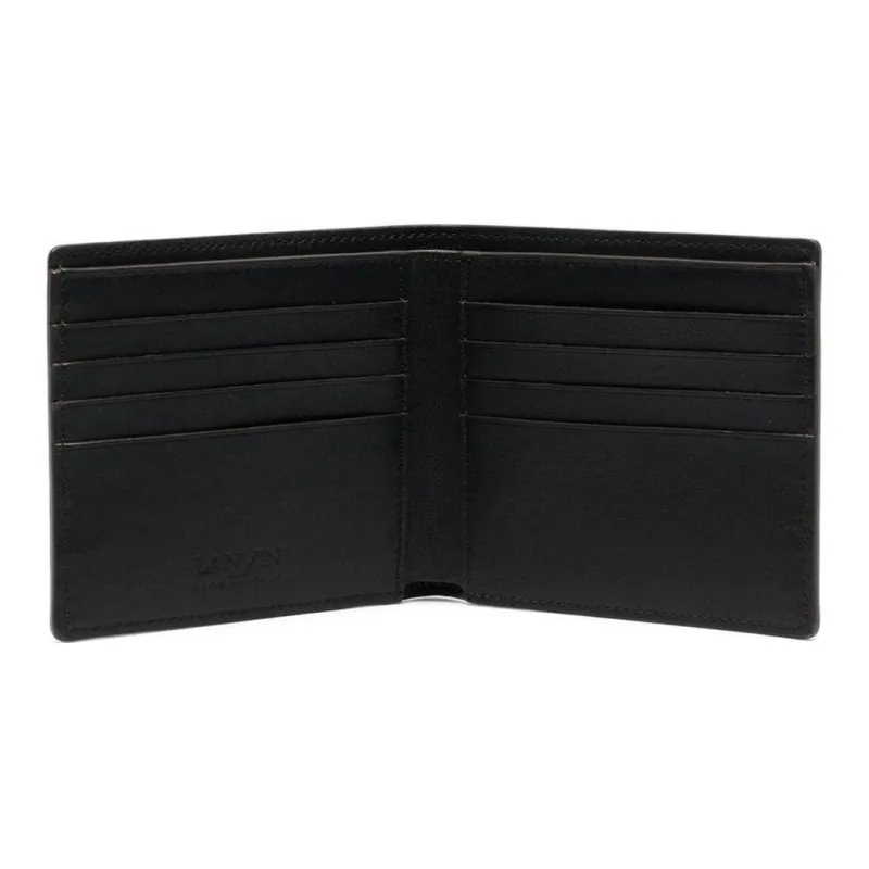 Lanvin Calfskin Wallet Men's Black-2