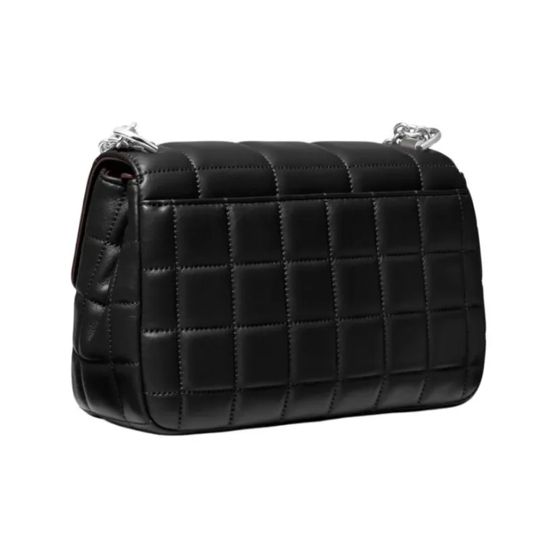 MICHAEL KORS Sheepskin Shoulder Bag Crossbody Bag Large Size Women's Black-1
