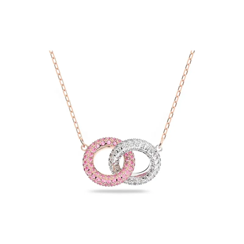 Swarovski Dextera Necklaces Women's Pink-2