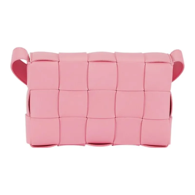 Bottega Veneta CASSETTE Sheepskin Tofu Bag, Handheld Bag, Shoulder Bag, Crossbody Bag Medium Size Women's Pink-2