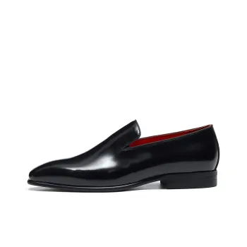 ASTON M.JAZZ Dress Shoes Men Low Top Black/Brown