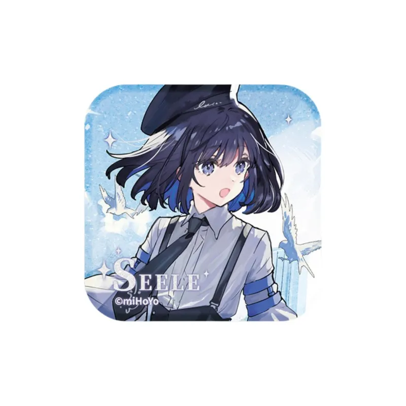 MIHOYO Guns Girl Z 10 Year Promise Collection Square Tinplate Badges-3