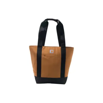 Carhartt Water-Resistant Fabric Handbag Unisex Brown