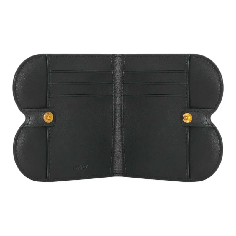 DKNY Leather Wallet Women's Black-1