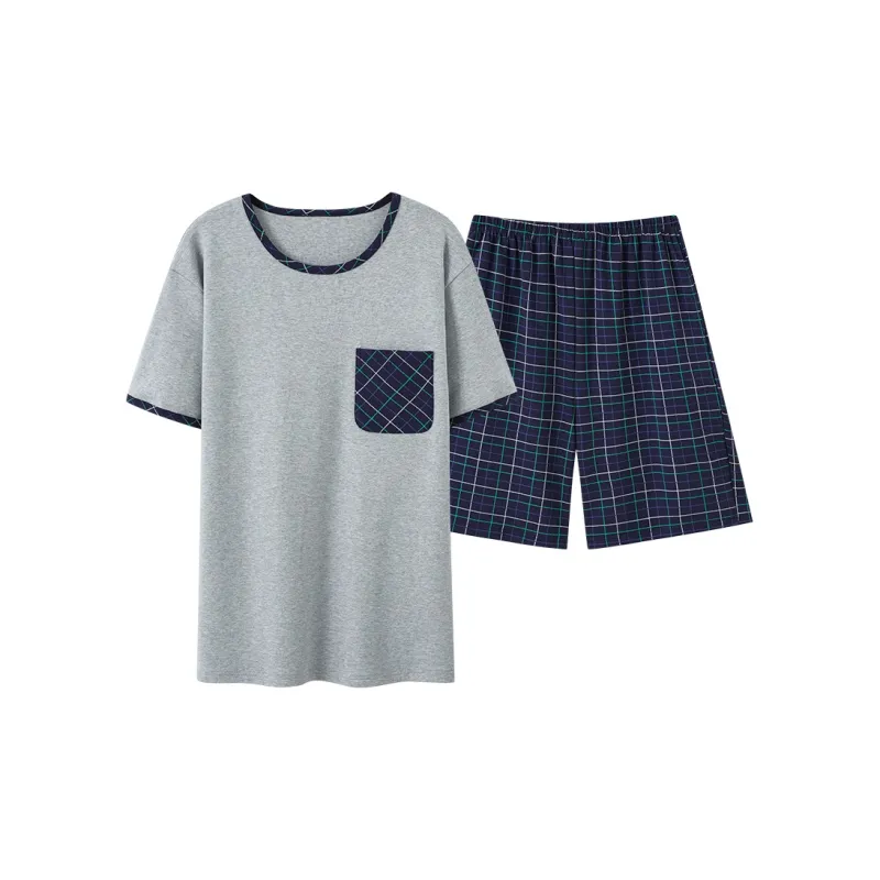 Mulong Family Pajama Set Men's Heather Gray-0