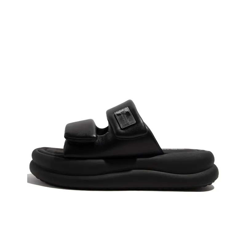 TUOPIN Rubber Sole Metal Odor Resistant Slide Slippers Unisex-9