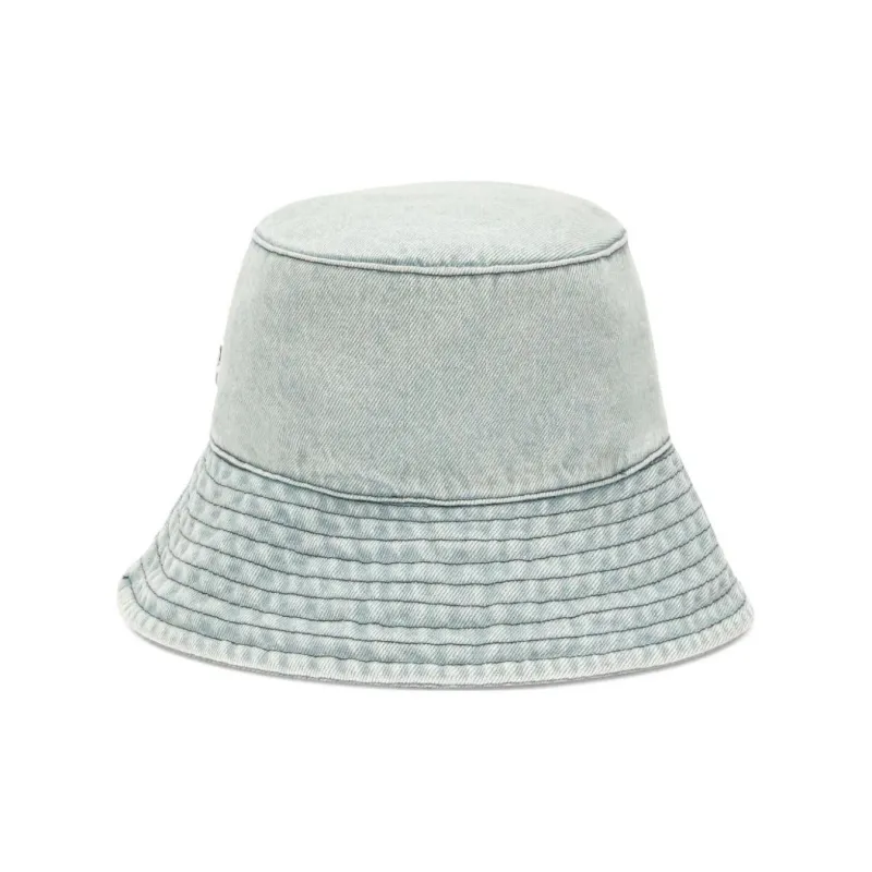 AMBUSH Logo plaque Denim Bucket Hat-0